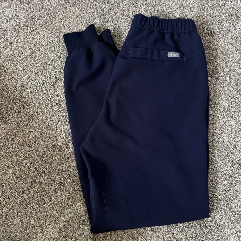 FIGS Tansen Jogger Scrub Pants MXXSW2004 Navy Blue PO 1455 Men’s Size Small